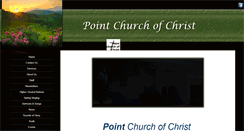 Desktop Screenshot of pointchurchofchrist.org